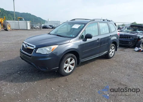 2015 Subaru Forester 2.5I из США, поврежденный, VIN JF2SJABC4FH445436